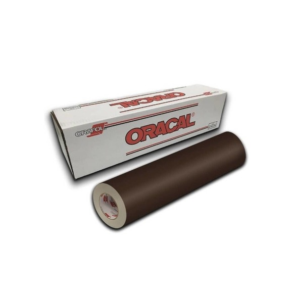 2 Pack 12"x 1 Yard Oracal 651 BROWN & LIGHT BROWN Cricut Hobby Craft Vinyl Decal - Picture 3 of 4